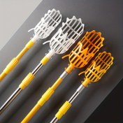 Resim 1 Adet Uzatılabilir Metal Saplı ve Dayanıklı Plastik Sepetli Meyve Toplama Aleti - Mango, Şeftali, Armut, Kiraz, Kivi, Limon için Hassas Hasat Kaşığı - Ergonomik Bahçe ve Bağlık Ağaç Meyveleri İçin Rahat Tutuşlu, Sağlam Yapılı Meyve Toplayıcı 