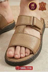 Resim Registan Shoes HAKİKİ KALİTELİ DERİ- TOMMY VERCCETTI TERLİK - SANDALET - PARMAK ARASI- MASAJ TABAN 