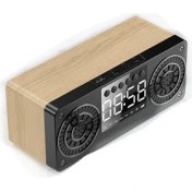 Resim Sunsky FT-4002 Ahşap Kablosuz Bluetooth Taşınabilir Retro Hoparlörler 