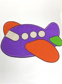 Resim karantuhafiye Bebek Battaniye Aplikesi / Bebek ve Çocuk Aplikesi / Büyük Boy / Uçak 