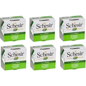 Resim Schesir Tavuk Fileto Yetişkin Köpek Konservesi 6 x 150 G 