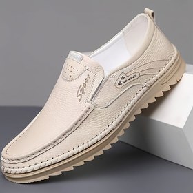 Resim Erkek Rahat Kayma Loafers - Yumuşak Mikrofiber, Rahat TPR Taban, Nefes Alabilir ve Dayanıklı, Sürüş ve Günlük Giyim için Mükemmel, Günlük Konfor Ayakkabı|Kayma Loafers|Dayanıklı Ayakkabı 