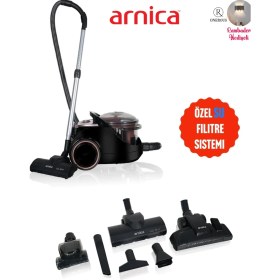 Resim Arnica Patentli Özel Sistemli Rosegold Sulu Elektrik Süpürgesi, Yıkanabilir Hepa 13 Filtre 2400W + Hediye 