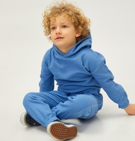 Resim Erkek Bebek Basic Jogger Eşofman Altı Beli Bağlamalı Cepli Dokulu 