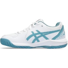Resim Asics Gel Dedicate 8 Gs Beyaz Çocuk Tenis Ayakkabısı Beyaz 