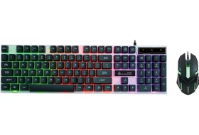 Resim Sones Shıpadoo D280 Kablolu Rgb Arka Aydınlatmalı Mekanik Hisli Süspansiyon Klavye + Dizüstü Bilgisayar, Pc İçin 3d Cool Mouse Kiti 