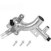 Resim Yuntech01 Alüminyum Motor Soğutma Sistemi Termostat Konteyneri 25193922 55565334 - Uyumlu, Sıcaklık Regülasyonu, Dayanıklı - Gümüş 