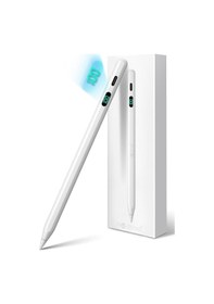 Resim Novstrap Apple Uyumlu iPad A16 11 Nesil 10. Nesil 10.9 İle Dokunmatik Tablet Kalemi Pen Dz915 Şarj Ekranlı Avuç İçi Reddi Stylus 