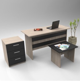 Resim Yurudesign Vario Abc Ofis Büro Masa Takımı 3 Renk 