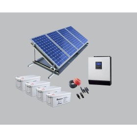 Resim ÖZEY SOLAR 7 Kw Güneş Enerjili Sistem (tv-buzdolabı-çamaşır Makinesi-süpürge-aydınlatma-cep Telefonu Şarjı) 