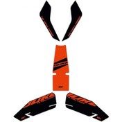 Resim Gp Kompozit Tank Pad Turuncu Ktm Duke 250 2024 