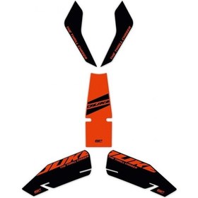 Resim Gp Kompozit Tank Pad Turuncu Ktm Duke 250 2024 
