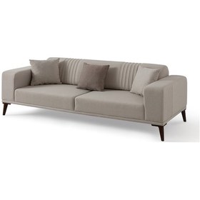 Resim Regnar 3'lü Koltuk Krem Krem 