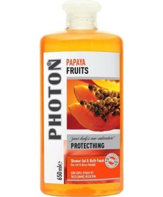 Resim Photon Papaya Duş Jeli ve Banyo Köpüğü 650 ML 