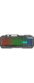 Resim Hytech HKM-X86 Quin RGB Zemin Aydınlatmalı USB Q Gaming Klavye + Mouse Set 