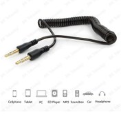 Resim 3.5Mm Stereo Spiral Tasarım Araç Içi Aux Ses Aktarım Kablosu 