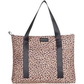 Resim Earthy Leopard Omuz Çantası / Tote Bag Kahverengi 