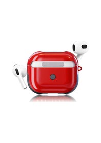 Resim Apple Uyumlu AirPods 3. Nesil Kılıf Zore Shockproof Silikon-Kırmızı Kırmızı 