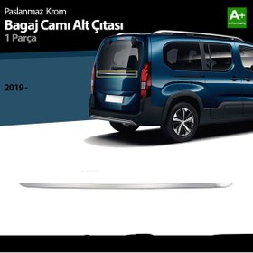 Resim aktif Combo E Bagaj Camı Alt Cıtası Krom 2019 2020 2021 2022 2023 