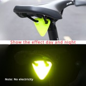 Resim 1 Adet Bisikletler, Scooterlar ve Kamyonetler için Yüksek Görünürlüklü Reflektif Güvenlik Işığı - Elektriksiz, Gece Görünürliği ve Yol Güvenliği İçin Dayanıklı Karışık Renk Tasarımı, Araç Güvenlik Aksesuarı | Sağlam Bağlantı Özelliği 