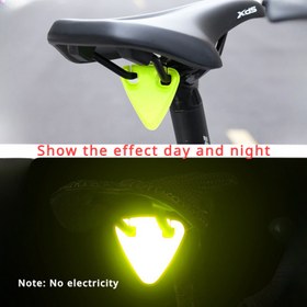 Resim 1 Adet Bisikletler, Scooterlar ve Kamyonetler için Yüksek Görünürlüklü Reflektif Güvenlik Işığı - Elektriksiz, Gece Görünürliği ve Yol Güvenliği İçin Dayanıklı Karışık Renk Tasarımı, Araç Güvenlik Aksesuarı | Sağlam Bağlantı Özelliği 
