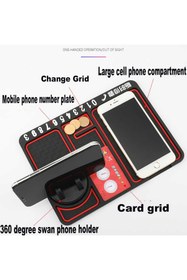 Resim TİNEKE Araç Içi Kaydırmaz Torpido Organizeri Sihirli Ped Telefon tutucu Torpido Kaydırmaz Ped 