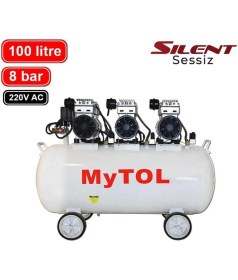 Resim Mytol 100 Lt Sessiz Hava Kompresörü EWS100B 3 Hp. 