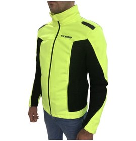 Resim Venom Jaws Air Yazlık Korumalı Softshell Mont (Sarı-Siyah) 