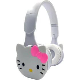 Resim Mayla Kidss Hello Kitty Kablosuz Bluetooth Katlanabilir Kulaküstü Kulaklık 