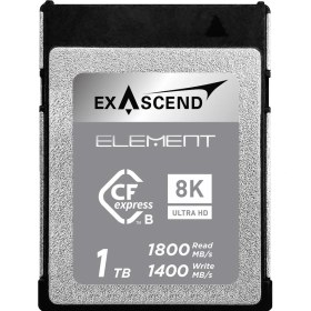 Resim Exascend 1 Tb Element Series Cfexpress Type B Hafıza Kartı 