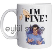 Resim Eylül Design Friends Temalı Özel Tasarım Baskılı Kupa Bardak 001 Ross Geller 