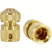 Resim 1/2" Bahçe Tunca Hortum Bağlantı Elemanı Sulama Hortumu Boru Tap Adaptörü Fitting Bahçe Tüp Onarımı Sulama Fittings Adapt 