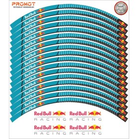Resim Rebon Moto Design Redbull Tasarımlı Jant Şeridi 8 