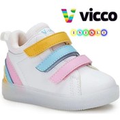 Resim Vicco Rainbow Işıklı Ortopedik Çocuk Boğazlı Spor Ayakkabı 001 