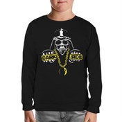 Resim Dark Side Siyah Çocuk Sweatshirt 