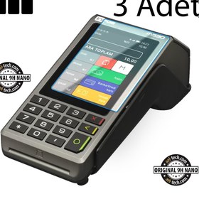 Resim ael-tech İnpos M530 Yeni Nesil Yazar Kasa Pos Dokunmatik Ekran Koruyucu 3'lü Set 
