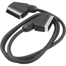 Resim SCART SCART KABLO 3 METRE 7 MM SİYAH POŞETLİ (4107) 