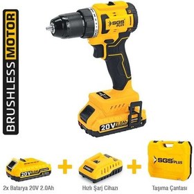 Resim Sgs SGS5528 45NM 20V 2x2.0AH Akülü Vidalama Şarjlı Matkap 
