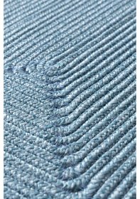 Resim Cesta El Yapımı Örgü Turkuaz Dikdörtgen Amerikan Servis 32x45 400 Turkuaz 