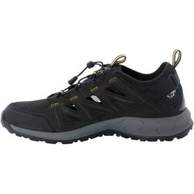 Resim Jack Wolfskin 4051301 6357 Woodland 2 Hybrıd Low M Erkek Sandalet Siyah Gri Gri - Siyah 