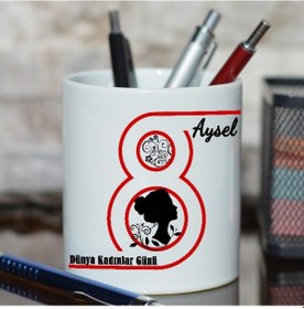 Resim Dünya Kadınlar Günü Hediyesi Isimli Kalemlik 