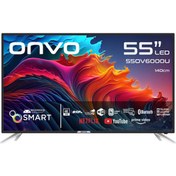 Resim Onvo 55OV6000U 55" 140 Ekran Uydu Alıcılı Ultra HD Androıd Smart LED Televizyon Onvo