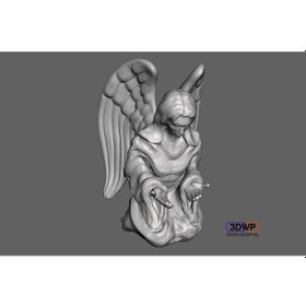Resim Opencart Melek Heykelini Düşünmek Heykel 3d Tarama Sadece Plastik Aparattır 