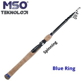 Resim MSO Spinning Rod 2.4 M Karbon Fiber Teleskopik Olta Kamış 
