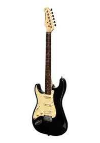 Resim Stagg Solak Elektro Gitar Siyah Ses-30blk Lh 
