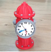 Resim İtfaiye Musluğu Saat Masa Ustu Saat 