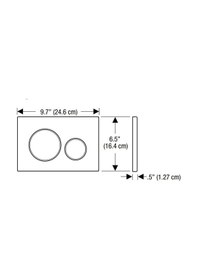 Resim Geberit Sigma20 Kumanda Paneli Mat Siyah/parlak/mat Siyah 115.882 Siyah 