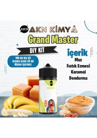 Resim Grand Master Five Pawns Dıy Kit Muz Fıstık Ezmesi Karamel Gıda Aroması %20 Oranda Aroma İçerir Hazır Değildir 100 Ml 