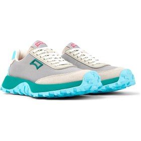 Resim CAMPER Kadın Gri Rahat Taban Sneaker Bağcıklı Renk Detaylı Günlük Kullanım Dayanıklı DrifttrailVıbram 