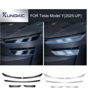 Resim Dream011 Tesla Model Y Juniper 2025 Far Filmi Drl Sigorta Siyah 5li Set 